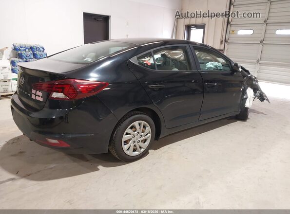 KMHD74LF7KU786536 2019 HYUNDAI ELANTRA Черный Задняя правая четверть