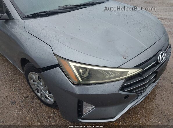 KMHD74LF8KU881672 2019 HYUNDAI ELANTRA Gray 