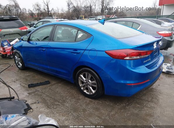 KMHD84LF0HU241588 2017 HYUNDAI ELANTRA Blue Tył lewy