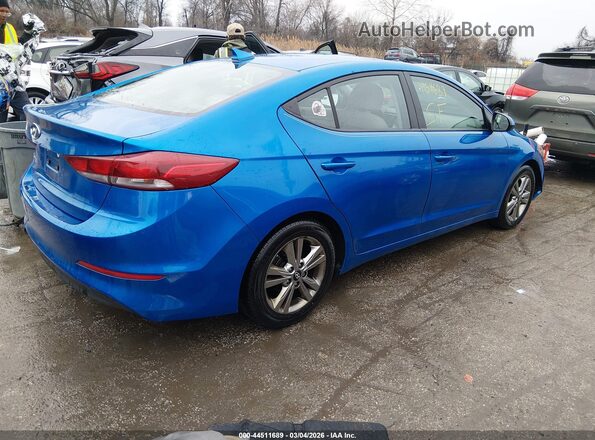 KMHD84LF0HU241588 2017 HYUNDAI ELANTRA Blue Tył prawy