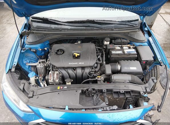 KMHD84LF0HU241588 2017 HYUNDAI ELANTRA Blue Widok z tyłu