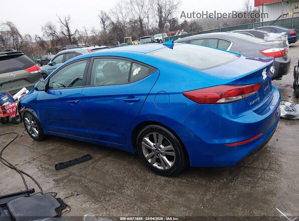 KMHD84LF0HU241588 2017 HYUNDAI ELANTRA Blue Widok wnętrza 360 stopni