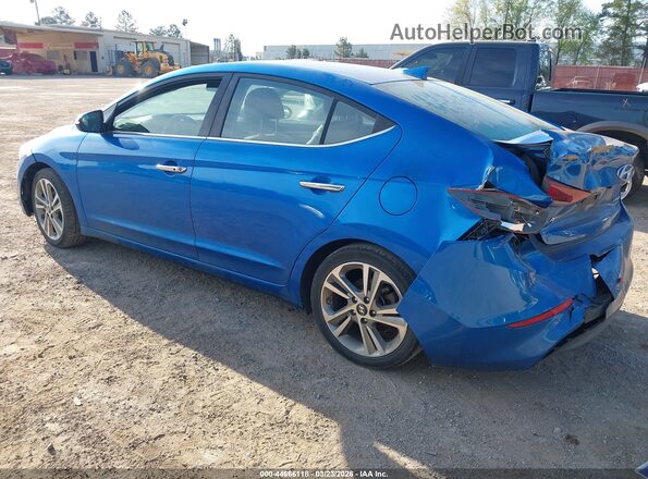 KMHD84LF1HU285499 2017 HYUNDAI ELANTRA Blue 