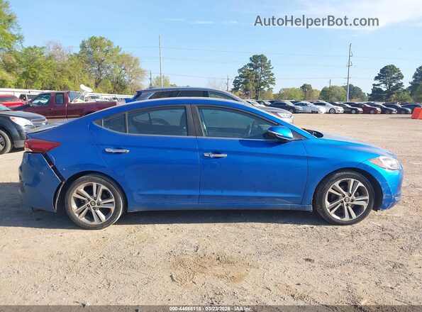 KMHD84LF1HU285499 2017 HYUNDAI ELANTRA Blue 