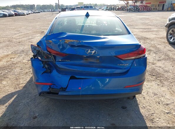 KMHD84LF1HU285499 2017 HYUNDAI ELANTRA Blue 