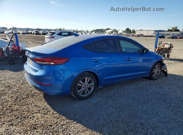 KMHD84LF1JU554171 2018 HYUNDAI ELANTRA Blue 