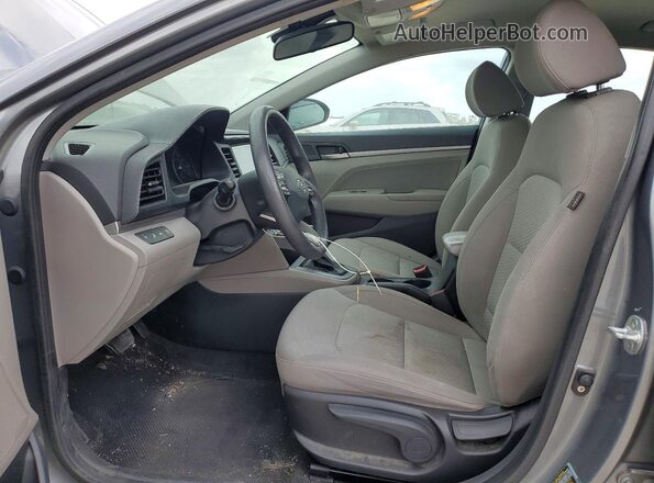 KMHD84LF1KU736857 2019 HYUNDAI ELANTRA Gray 