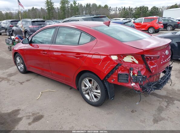 KMHD84LF1LU994801 2020 HYUNDAI ELANTRA Red Trasero izquierdo