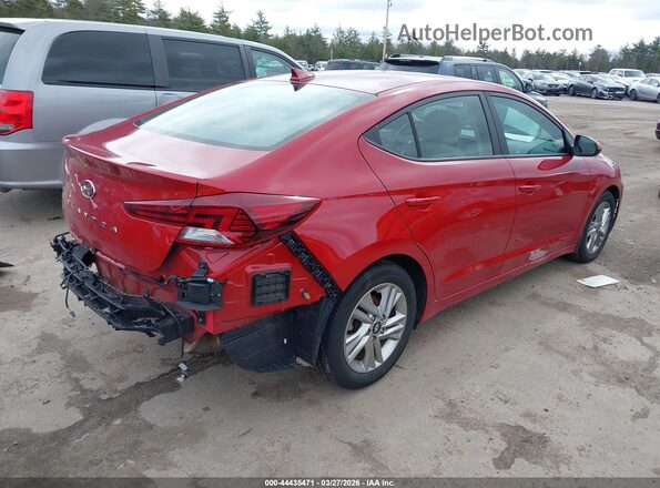 KMHD84LF1LU994801 2020 HYUNDAI ELANTRA Red Trasero derecho