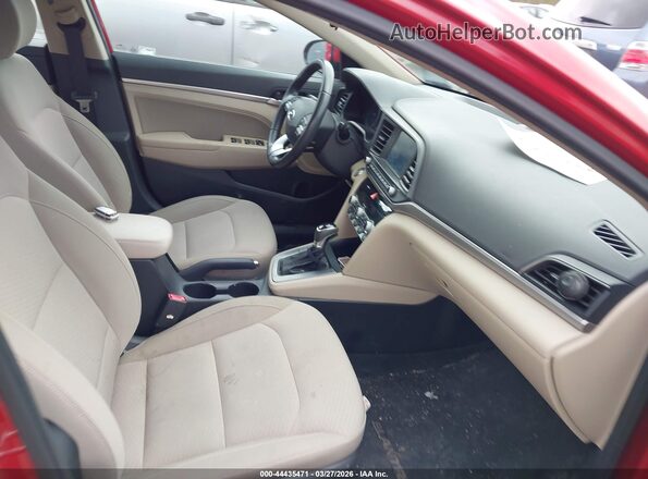 KMHD84LF1LU994801 2020 HYUNDAI ELANTRA Red Vista interior delantera