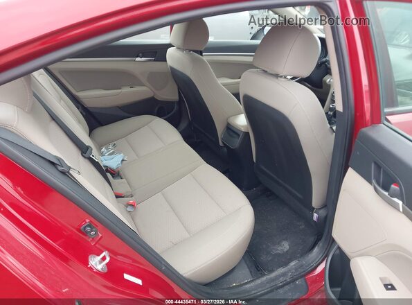 KMHD84LF1LU994801 2020 HYUNDAI ELANTRA Red Vista de la etiqueta del VIN