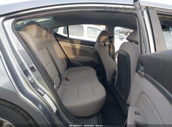 KMHD84LF2KU741291 2019 HYUNDAI ELANTRA Gray 