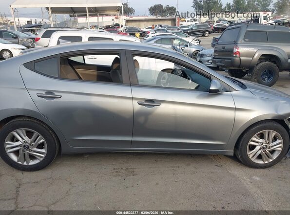 KMHD84LF2KU741291 2019 HYUNDAI ELANTRA Gray 