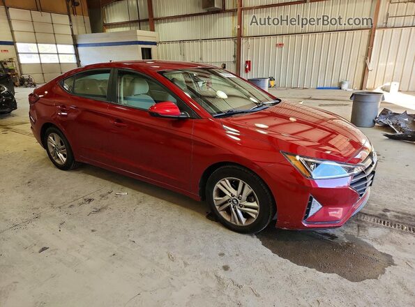 KMHD84LF3KU780004 2019 HYUNDAI ELANTRA Красный 