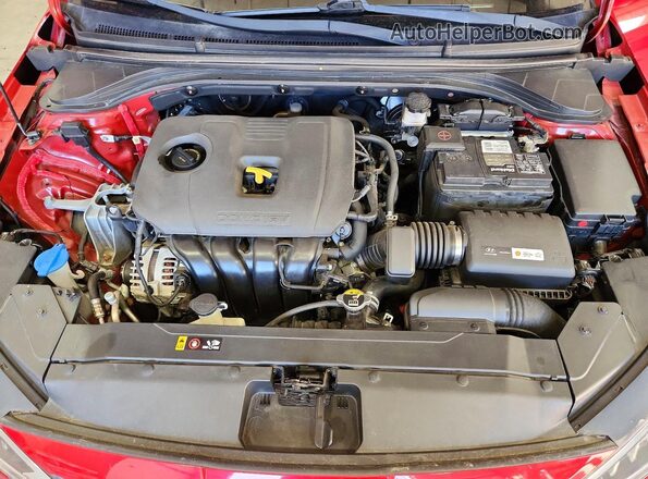 KMHD84LF3KU780004 2019 HYUNDAI ELANTRA Красный 