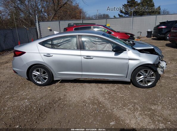 KMHD84LF4KU731104 2019 HYUNDAI ELANTRA Gray Widok wnętrza z tyłu