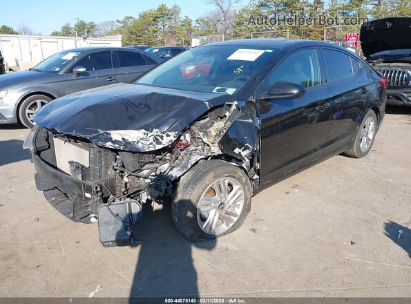 KMHD84LF4KU785812 2019 HYUNDAI ELANTRA Black Front left
