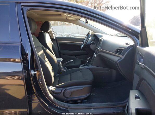 KMHD84LF4KU785812 2019 HYUNDAI ELANTRA Black Front interior view