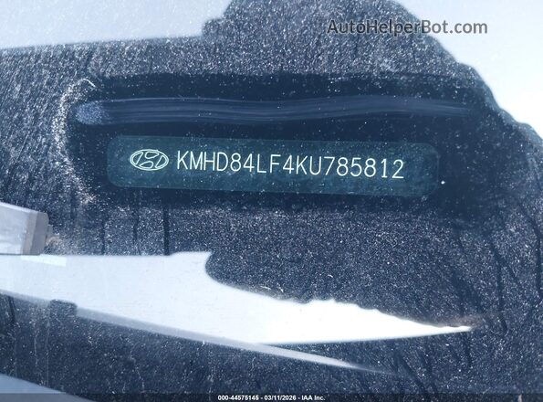 KMHD84LF4KU785812 2019 HYUNDAI ELANTRA Black 