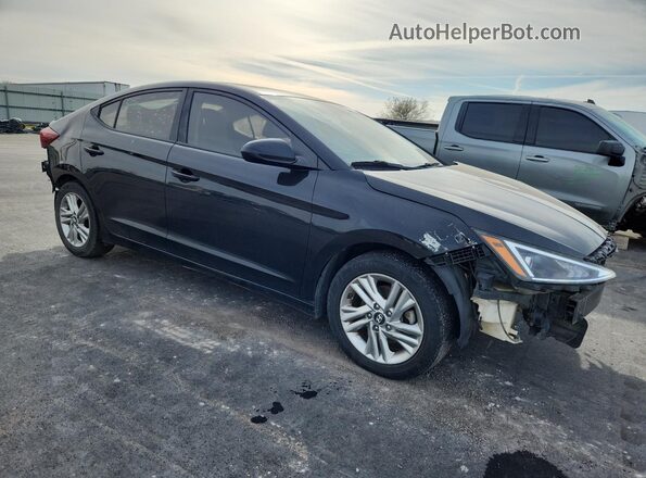 KMHD84LF6KU773306 2019 HYUNDAI ELANTRA Black Передня права чверть
