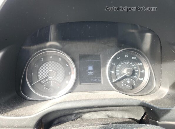 KMHD84LF6KU773306 2019 HYUNDAI ELANTRA Black Вид щитка приладів