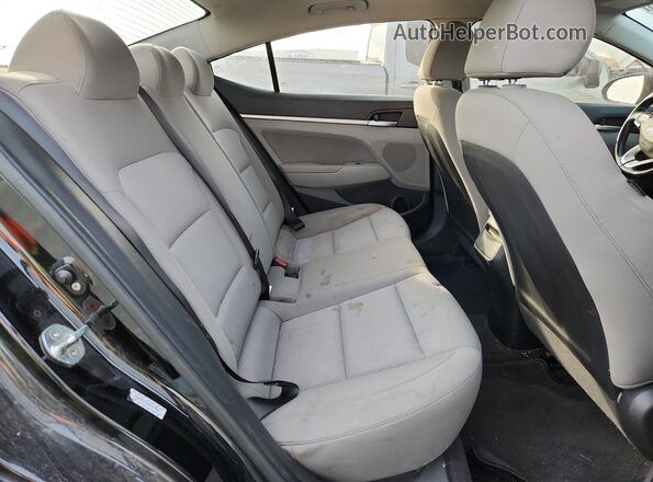 KMHD84LF6KU773306 2019 HYUNDAI ELANTRA Black Вид задніх сидінь