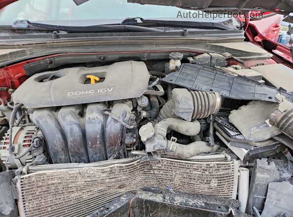 KMHD84LF7HU142749 2017 HYUNDAI ELANTRA Красный Вид задней части салона