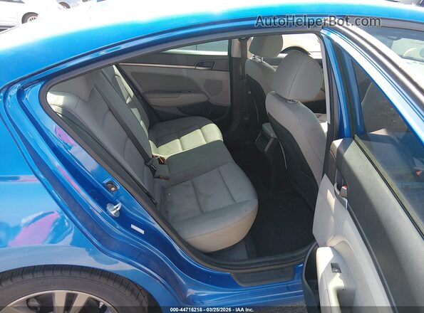 KMHD84LF7JU612512 2018 HYUNDAI ELANTRA Blue VIN sticker view
