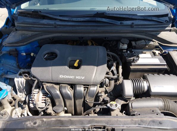 KMHD84LF7JU612512 2018 HYUNDAI ELANTRA Blue Rear view