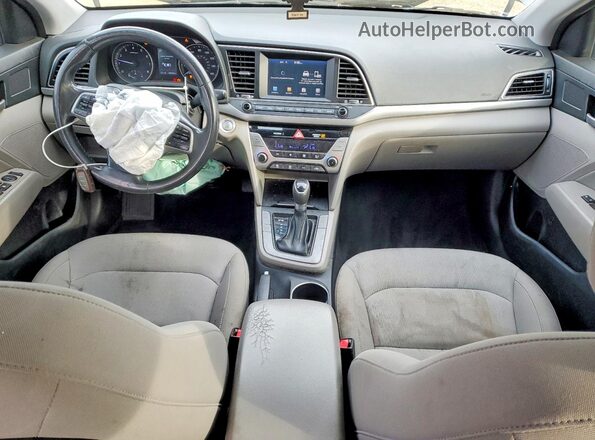 KMHD84LF7JU614728 2018 HYUNDAI ELANTRA Black Vista del salpicadero