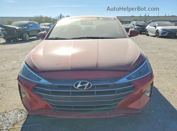 KMHD84LF8KU745913 2019 HYUNDAI ELANTRA Red 