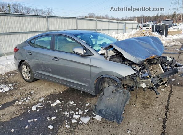 KMHD84LF8KU754255 2019 HYUNDAI ELANTRA Серый 