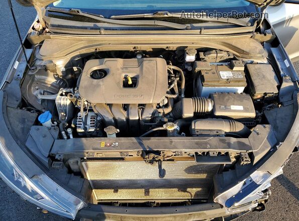 KMHD84LF8KU805933 2019 HYUNDAI ELANTRA Серый Вид задней части салона