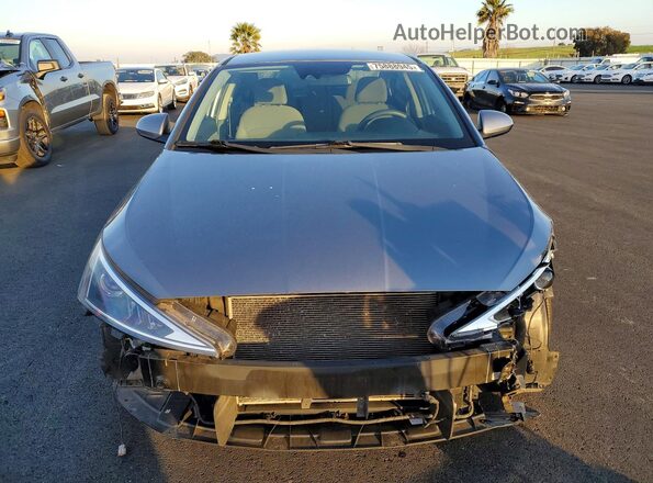 KMHD84LF8KU805933 2019 HYUNDAI ELANTRA Серый Вид спереди