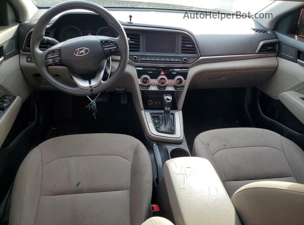 KMHD84LF8KU818858 2019 HYUNDAI ELANTRA Gray 