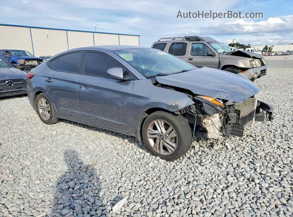 KMHD84LF8KU818858 2019 HYUNDAI ELANTRA Gray 
