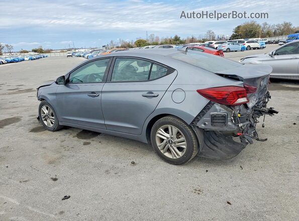 KMHD84LF9KU877658 2019 HYUNDAI ELANTRA Silver Trasero izquierdo