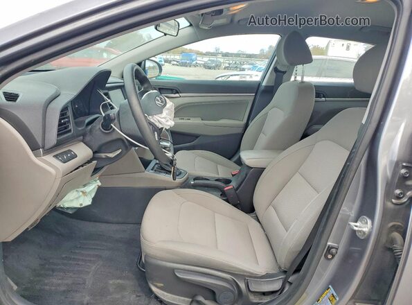 KMHD84LF9KU877658 2019 HYUNDAI ELANTRA Silver Vista interior delantera