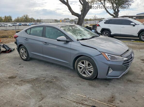 KMHD84LF9KU877658 2019 HYUNDAI ELANTRA Silver Delantero derecho