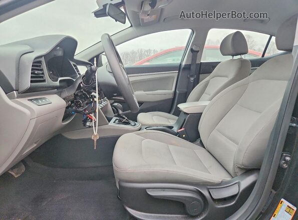 KMHD84LF9LU107087 2020 HYUNDAI ELANTRA Black Vista interior delantera