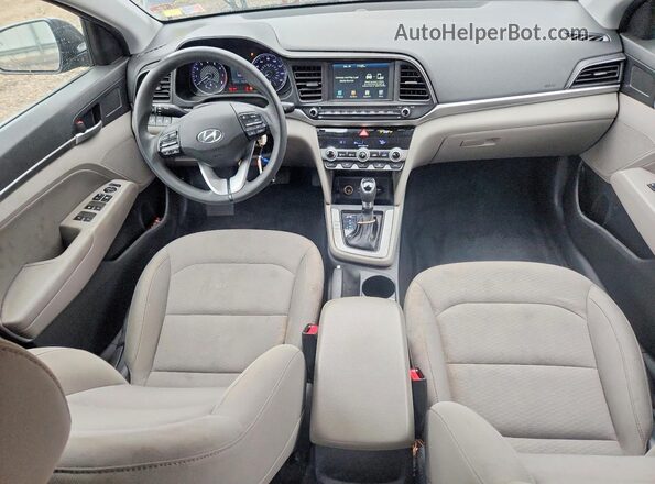KMHD84LF9LU107087 2020 HYUNDAI ELANTRA Black Vista del salpicadero