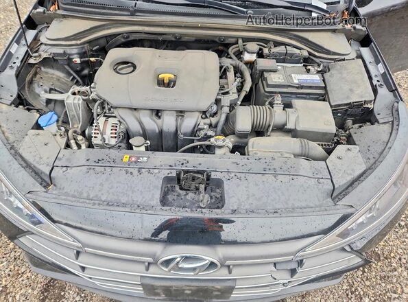 KMHD84LF9LU107087 2020 HYUNDAI ELANTRA Black Vista interior trasera