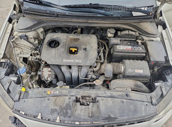 KMHD84LFXJU638327 2018 HYUNDAI ELANTRA Бежевый Вид задней части салона