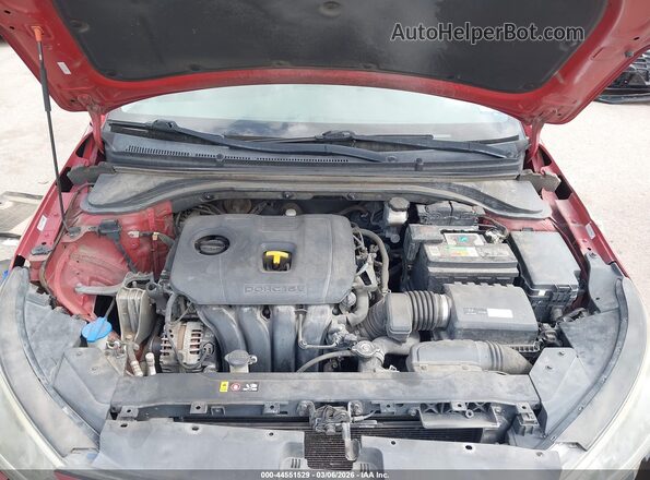 KMHD84LFXKU737165 2019 HYUNDAI ELANTRA Red უკანა ხედი