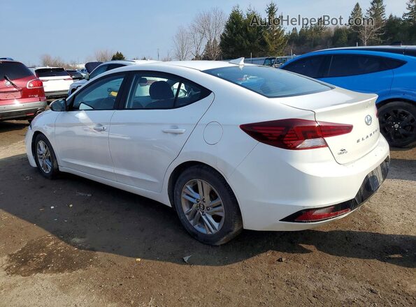 KMHD84LFXKU829747 2019 HYUNDAI ELANTRA White Tył lewy