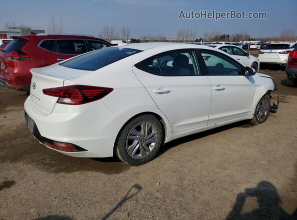 KMHD84LFXKU829747 2019 HYUNDAI ELANTRA White Tył prawy
