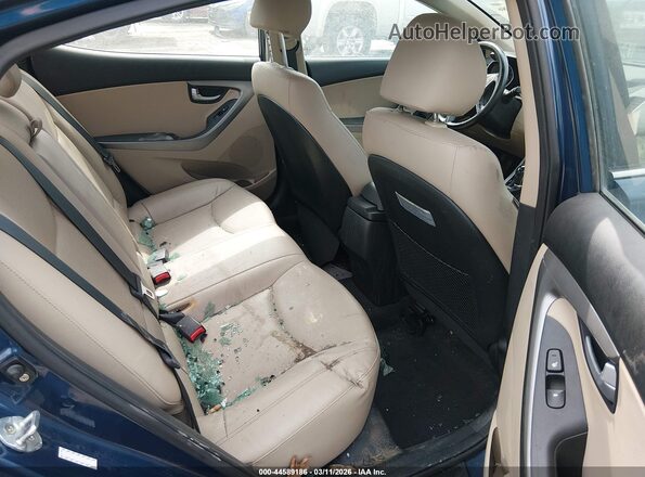 KMHDH4AE1GU597377 2016 HYUNDAI ELANTRA Синий Вид наклейки с VIN-кодом