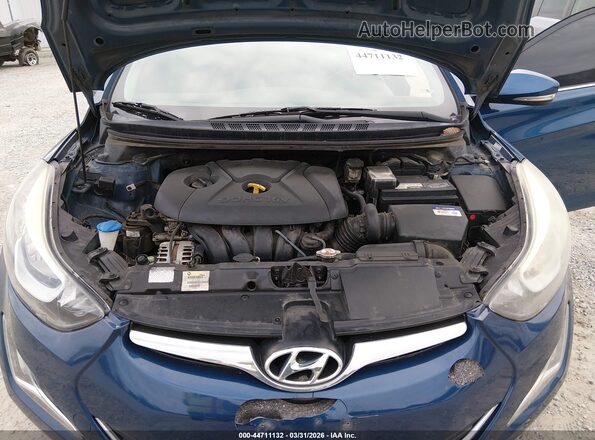 KMHDH4AE2GU555168 2016 HYUNDAI ELANTRA Blue 