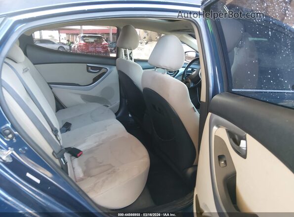 KMHDH4AE6GU491541 2016 HYUNDAI ELANTRA Blue Widok naklejki z numerem VIN