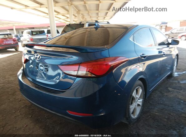 KMHDH4AE6GU491541 2016 HYUNDAI ELANTRA Blue Tył prawy